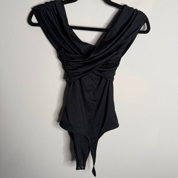 Abercrombie & Fitch Women's Black Sleek Seamless Wrap swimsuit - Size S Small - Picture 3 of 4